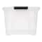IRIS® 32qt. Buckled Clear Boxes with Clear Buckle Lids, 4ct.